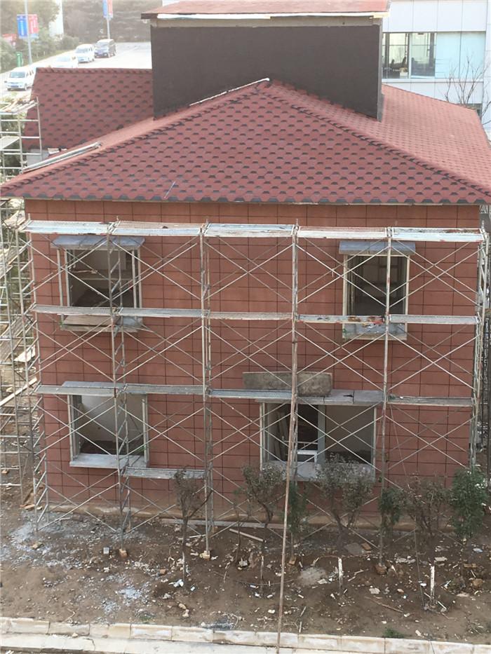 集成房外墻裝飾完工